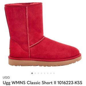 UGG Red Classic Short Boots